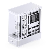 Корпус JONSBO TK-5 White, TG (aquarium), 3x140mm ARGB Fan, 4x120mm ARGB Fan, mini-ITX, mATX, ATX, белый