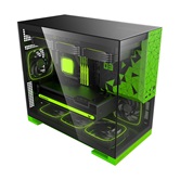 Корпус Geometric Future Model 3 Green / mATX / 1AM3NZGB00100