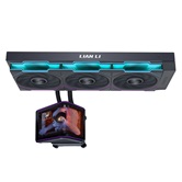 Система водяного охлаждения Lian Li Hydroshift II OLED Curved 360TL (GHS2OLDC36TB BLACK) / 6.67" OLED Display / 3x120mm ARGB PWM Fans / G89.GHS2OLDC36TB.R0
