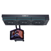 Система водяного охлаждения Lian Li HydroShift II OLED Curved 360P28 (GHS2OLDC36PB BLACK) / 6.67" OLED Display / 3x120mm PWM Fans / G89.GHS2OLDC36PB.R0