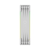 Вентилятор Geometric Future Squama 3003W-12 White 120mm / ARGB, PWM, 120x120x30 mm, 800-2300 RPM, 84.0 CFM, 35.8 dBA / 1F3003W112000