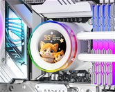 Комплект водяного охлаждения ID-COOLING SL360 V2 WHITE LGA1954/1851/1700/1200/115X/AM5/AM4 (6шт/кор,TDP 350W, PWM, LCD Display, TRIPLE ARGB FAN 120mm, белый) RET