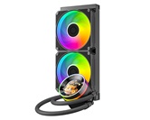 Комплект водяного охлаждения ID-COOLING SL240 V2 LGA1954/1851/1700/1200/115X/AM5/AM4 (6шт/кор,TDP 300W, PWM, LCD Display, DUAL ARGB FAN 120mm) RET