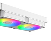 Комплект водяного охлаждения ID-COOLING SL240 V2 WHITE LGA1954/1851/1700/1200/115X/AM5/AM4 (6шт/кор,TDP 300W, PWM, LCD Display, DUAL ARGB FAN 120mm, белый) RET