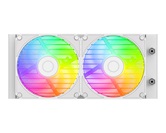 Комплект водяного охлаждения ID-COOLING SL240 V2 WHITE LGA1954/1851/1700/1200/115X/AM5/AM4 (6шт/кор,TDP 300W, PWM, LCD Display, DUAL ARGB FAN 120mm, белый) RET
