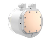 Комплект водяного охлаждения ID-COOLING SL240 V2 WHITE LGA1954/1851/1700/1200/115X/AM5/AM4 (6шт/кор,TDP 300W, PWM, LCD Display, DUAL ARGB FAN 120mm, белый) RET