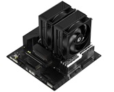 Кулер ID-COOLING FROZN A620 PRO XE BLACK LGA1954/1851/1700/1200/115X/AM5/AM4 (6шт/кор, TDP 260W, PWM, черный, 6 тепл.трубок + медная база, DUAL FAN 120mm) RET