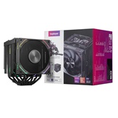 Кулер 1STPLAYER F.A.S.T. FT12DSL-6 Black / 6HPx6mm, dual tower, 275W TDP, 2x120mm ARGB fans, 600-2000 RPM, 57.56 CFM, 38.21 dBA / FT12DSL-6-BK