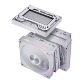 Кулер 1STPLAYER F.A.S.T. FT12DSL-6 White / 6HPx6mm, dual tower, 275W TDP, 2x120mm ARGB fans, 600-2000 RPM, 57.56 CFM, 38.21 dBA / FT12DSL-6-WH