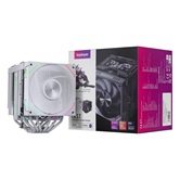 Кулер 1STPLAYER F.A.S.T. FT12DSL-6 White / 6HPx6mm, dual tower, 275W TDP, 2x120mm ARGB fans, 600-2000 RPM, 57.56 CFM, 38.21 dBA / FT12DSL-6-WH