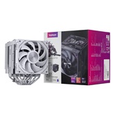 Кулер 1STPLAYER F.A.S.T. FT12DSL-6 White / 6HPx6mm, dual tower, 275W TDP, 2x120mm ARGB fans, 600-2000 RPM, 57.56 CFM, 38.21 dBA / FT12DSL-6-WH
