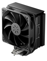 Кулер upHere P4K Black / 4HPx6mm, 200W TDP, single tower, 1x120mm fan, 800-1800RPM, 79.9 CFM, 27dBA / P4K