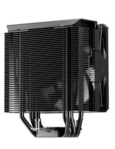 Кулер upHere P4K Black / 4HPx6mm, 200W TDP, single tower, 1x120mm fan, 800-1800RPM, 79.9 CFM, 27dBA / P4K
