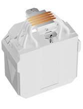 Кулер upHere UP1 Elite TC4C White ARGB / 4HPx6mm, 230W TDP, single tower, 1x120mm fan, 600-1650RPM, 68CFM, 25dBA / UP1 Elite TC4C