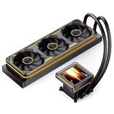 Комплект водяного охлаждения JONSBO TX-360 Black LGA 1851/1700/1200/115X/AM5/AM4 (4шт/кор, TDP 320W, ARGB FAN and ARGB LCD Display PUMP,  PWM, TRIPLE FAN 120mm, черный) RET