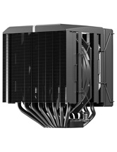 Кулер upHere UE2 Elite KC8C Black ARGB / 8HPx6mm, 280W TDP, dual tower, 2x120mm fans, 600-1650RPM, 68CFM, 25dBA / UE2 Elite KC8C