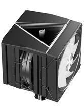 Кулер upHere UE2 Elite KC8C Black ARGB / 8HPx6mm, 280W TDP, dual tower, 2x120mm fans, 600-1650RPM, 68CFM, 25dBA / UE2 Elite KC8C