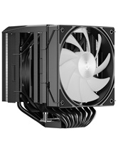 Кулер upHere UE2 Elite KC8C Black ARGB / 8HPx6mm, 280W TDP, dual tower, 2x120mm fans, 600-1650RPM, 68CFM, 25dBA / UE2 Elite KC8C