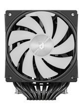 Кулер upHere UE2 Elite KC8C Black ARGB / 8HPx6mm, 280W TDP, dual tower, 2x120mm fans, 600-1650RPM, 68CFM, 25dBA / UE2 Elite KC8C