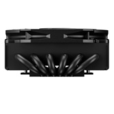 Кулер upHere H45K6 Black / 6HPx6mm, 150W TDP, top flow, 1x92mm fan, 800-2800RPM, 35.34CFM, 25dBA / H45K6