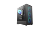 Корпус Deepcool CC550 4F, TG, 4x120mm ARGB Fan, mini-ITX, mATX, ATX, черный