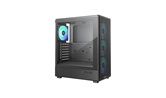 Корпус Deepcool CC550 4F, TG, 4x120mm ARGB Fan, mini-ITX, mATX, ATX, черный