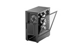 Корпус Deepcool CC550 4F, TG, 4x120mm ARGB Fan, mini-ITX, mATX, ATX, черный