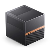 Корпус JONSBO N6 Black, 2x120mm Fan, mini-ITX, mATX, черный