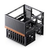 Корпус JONSBO N6 Black, 2x120mm Fan, mini-ITX, mATX, черный