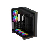 Корпус Thermalright TR-A70 ARGB FAN5-C / Black / TG / 5 x120mm ARGB PWM Fans / ARGB Strip / USB TYPE-C / ATX  / TRA70AF5CB