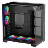Корпус Thermalright TR-A70 ARGB FAN5-C / Black / TG / 5 x120mm ARGB PWM Fans / ARGB Strip / USB TYPE-C / ATX  / TRA70AF5CB