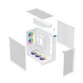 Корпус Thermalright TR-A70 ARGB White FAN5-C / TG / 5 x120mm ARGB PWM Fans / ARGB Strip / USB TYPE-C / ATX  / TRA70AF5CW