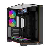 Корпус Thermalright TR-A70 Vision FAN5-C / Black / TG / 5x120mm ARGB PWM Fans / ARGB Strip / 9.16'' LCD screen / USB TYPE-C / ATX  / TRA70VF5CB