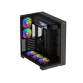 Корпус Thermalright TR-A70 Vision FAN5-C / Black / TG / 5x120mm ARGB PWM Fans / ARGB Strip / 9.16'' LCD screen / USB TYPE-C / ATX  / TRA70VF5CB