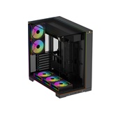 Корпус Thermalright TR-A70 ARGB FAN5-M / Black / TG / 5 x120mm ARGB PWM Fans / ARGB Strip / USB TYPE-C / ATX  / TRA70AF5MB