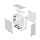 Корпус Thermalright TR-A70 ARGB White FAN5-M / TG / 5 x120mm ARGB PWM Fans / ARGB Strip / USB TYPE-C / ATX  / TRA70AF5MW