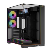 Корпус Thermalright TR-A70 Vision FAN5-M / Black / TG / 5x120mm ARGB PWM Fans / ARGB Strip / 9.16'' LCD screen / USB TYPE-C / ATX  / TRA70VF5MB