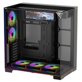 Корпус Thermalright TR-A70 Vision FAN5-M / Black / TG / 5x120mm ARGB PWM Fans / ARGB Strip / 9.16'' LCD screen / USB TYPE-C / ATX  / TRA70VF5MB