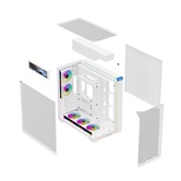 Корпус Thermalright TR-A70 Vision White FAN5-M / TG / 5x120mm ARGB PWM Fans / ARGB Strip / 9.16'' LCD screen / USB TYPE-C / ATX  / TRA70VF5MW