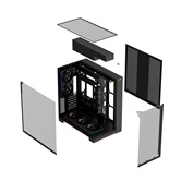 Корпус Thermalright TR-A70 ARGB FanUB / Black / TG / TL-UB36R+TL-UB24 PWM Fans / ARGB Strip / USB TYPE-C / ATX  / TRA70AFUBB