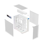 Корпус Thermalright TR-A70 Vision White FanUB / TG / TL-UB36RW+TL-UB24W PWM Fans / 9.16'' LCD screen / USB TYPE-C / ATX  / TRA70VFUBW