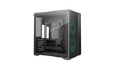 Корпус Deepcool CG590 MESH 2F, TG (aquarium), 2x160mm ARGB Fan, mini-ITX, mATX, ATX, черный