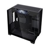 Корпус Lian Li O11 Vision-M Digital / Black / 9.2" LCD screen / 1 x 140mm PWM Fan / Mini-Tower, TG / G99.O11VMDX.R0