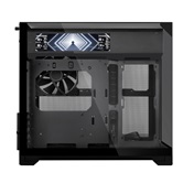 Корпус Lian Li O11 Vision-M Digital / Black / 9.2" LCD screen / 1 x 140mm PWM Fan / Mini-Tower, TG / G99.O11VMDX.R0