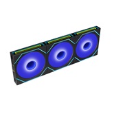 Комплект вентиляторов (3шт.) Lian Li UNI FAN SL INF FLEX 120 Reverse Blade / 12RSLIN1F3B BLACK / 120x124x28мм (PWM, ARGB, 2200 об/мин (Max.), 32,2dBa) / G9F.12RSLIN1F3B.R0