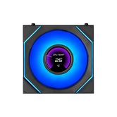 Вентилятор Lian Li UNI FAN SL INF LCD FLEX 120 / 12SLIND1F1B BLACK / 120x124x28мм (PWM, ARGB, 2600 об/мин (Max.), 33dBa) / G9F.12SLIND1F1B.R0