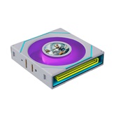 Вентилятор Lian Li UNI FAN SL INF LCD FLEX 120 / 12SLIND1F1W WHITE / 120x124x28мм (PWM, ARGB, 2600 об/мин (Max.), 33dBa) / G9F.12SLIND1F1W.R0