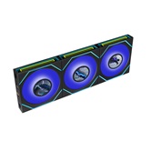 Комплект вентиляторов (3шт.) Lian Li UNI FAN SL INF LCD FLEX 120 Reverse Blade / 12RSLIND1F3B BLACK / 120x124x28мм (PWM, ARGB, 2300 об/мин (Max.), 34dBa) / G9F.12RSLIND1F3B.R0