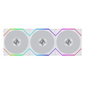 Комплект вентиляторов (3шт.) Lian Li UNI FAN TL FLEX 120 Reverse Blade / 12RTL1F3W WHITE / 120x124x28мм (PWM, ARGB, 2300 об/мин (Max.), 34dBa) / G9F.12RTL1F3W.R0