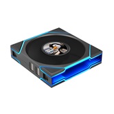 Вентилятор Lian Li UNI FAN TL LCD FLEX 120 / 12TLLCD1F1B BLACK / 120x124x28мм (PWM, ARGB, 1900 об/мин (Max.), 27dBa) / G9F.12TLLCD1F1B.R0